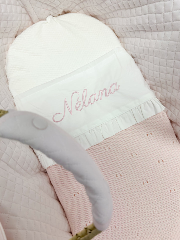 Ledikantlaken Parisian met ruche - Poetree Kids