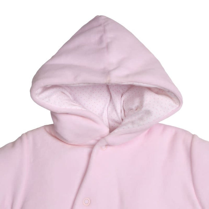 Onesie velours  (Lichtroze) - Baby Gi