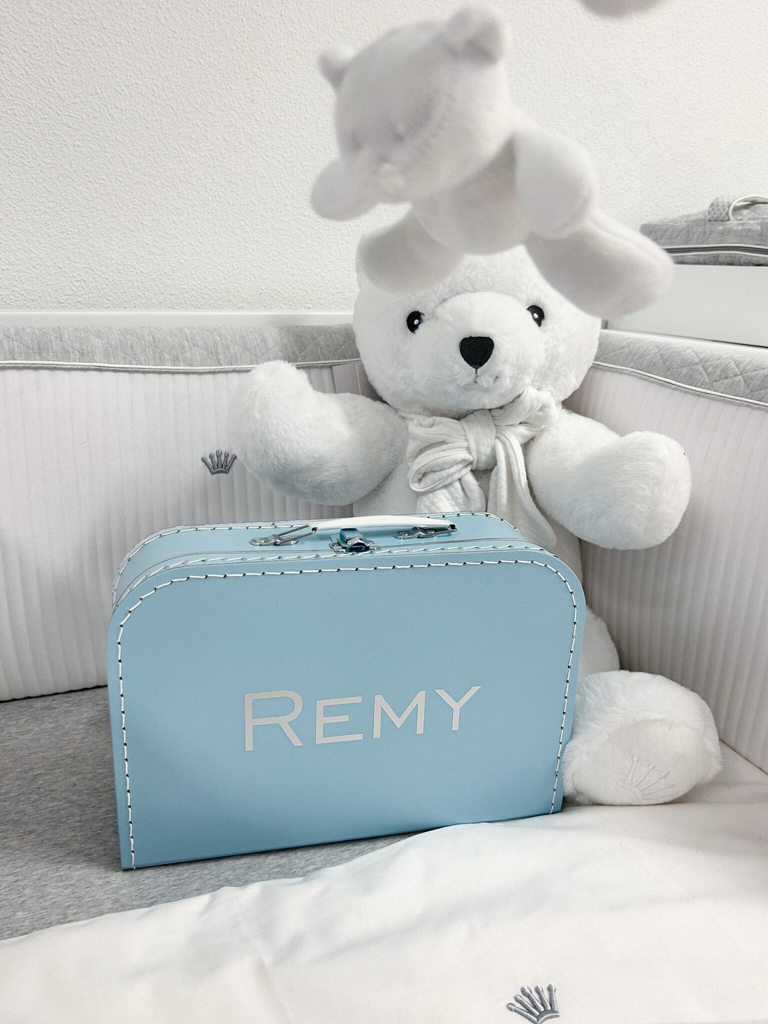 Koffertje gepersonaliseerd 30cm (div. kleuren) - Little Mack