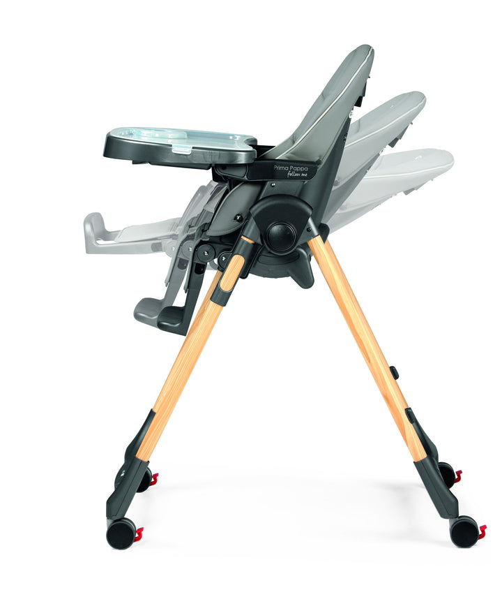 Kinderstoel Primma Pappa Follow Me (Hi Tech Licorice) - Peg Perego