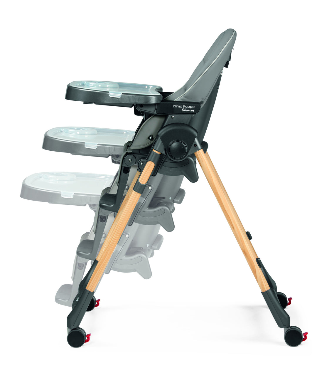 Kinderstoel Primma Pappa Follow Me (Hi Tech Licorice) - Peg Perego