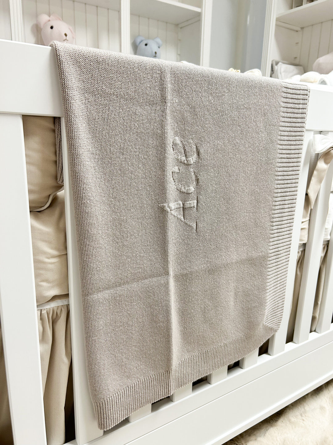 Deken Merino met naam - Little Mack