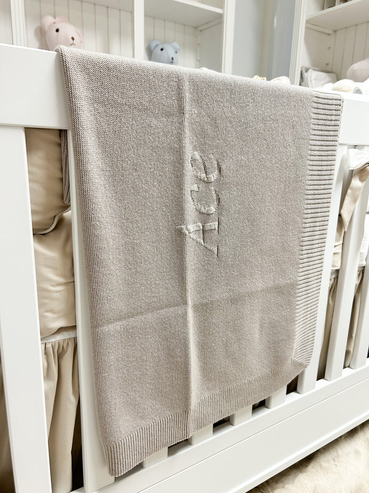 Deken Merino met naam - Little Mack