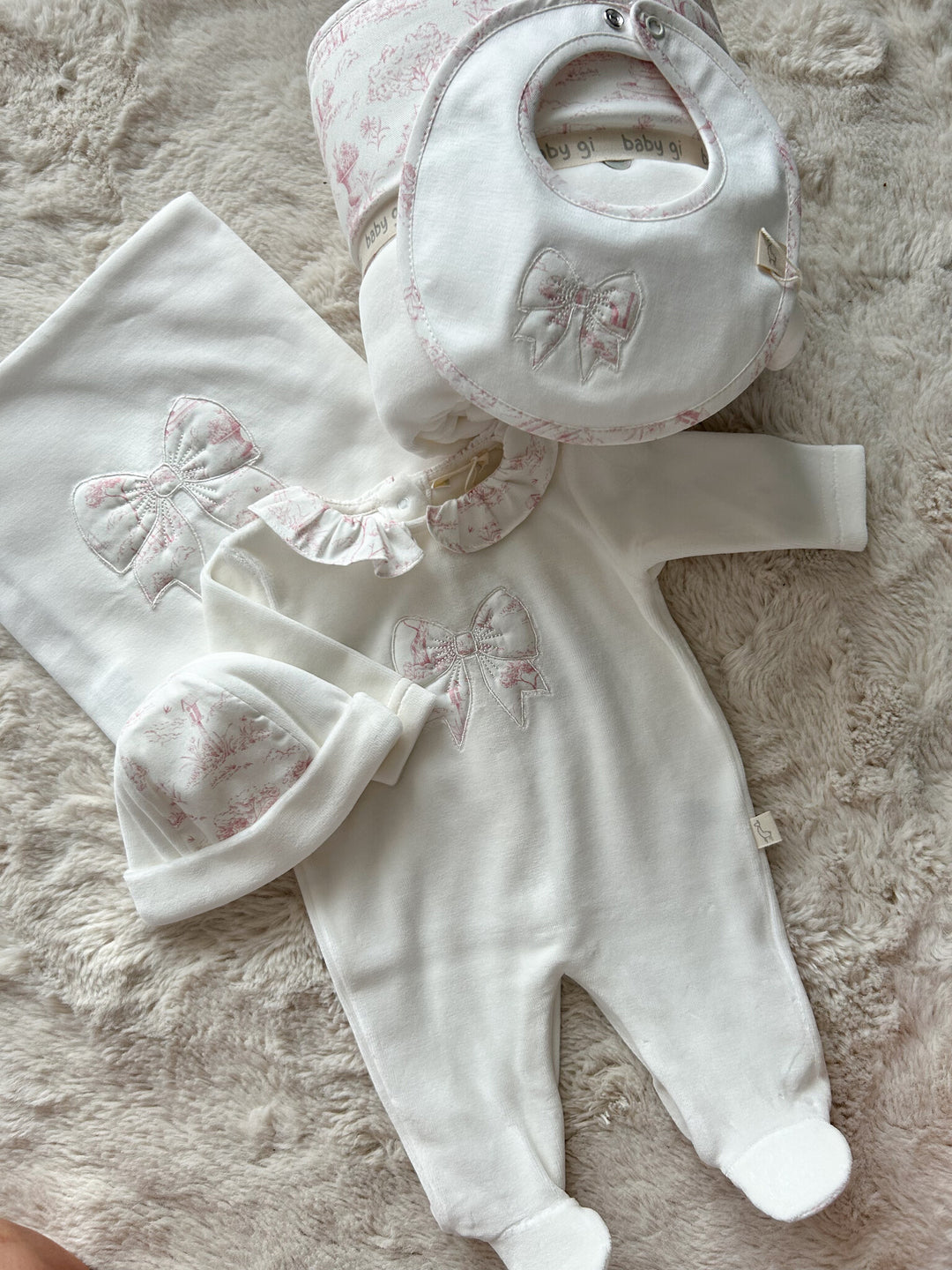 Mutsje Vintage (lichtroze) - Baby Gi