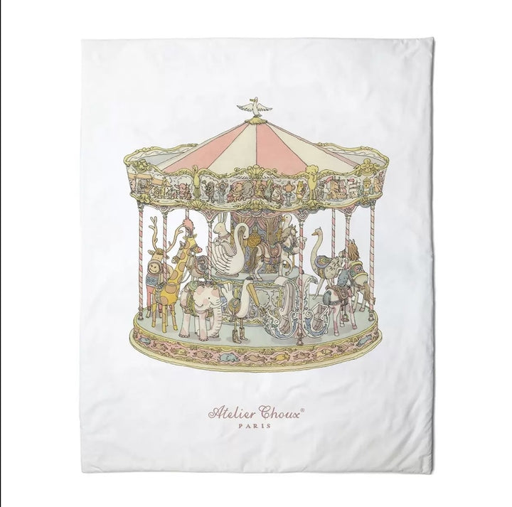 Quilt Monceau Mansion / Carousel Pink - Atelier Choux