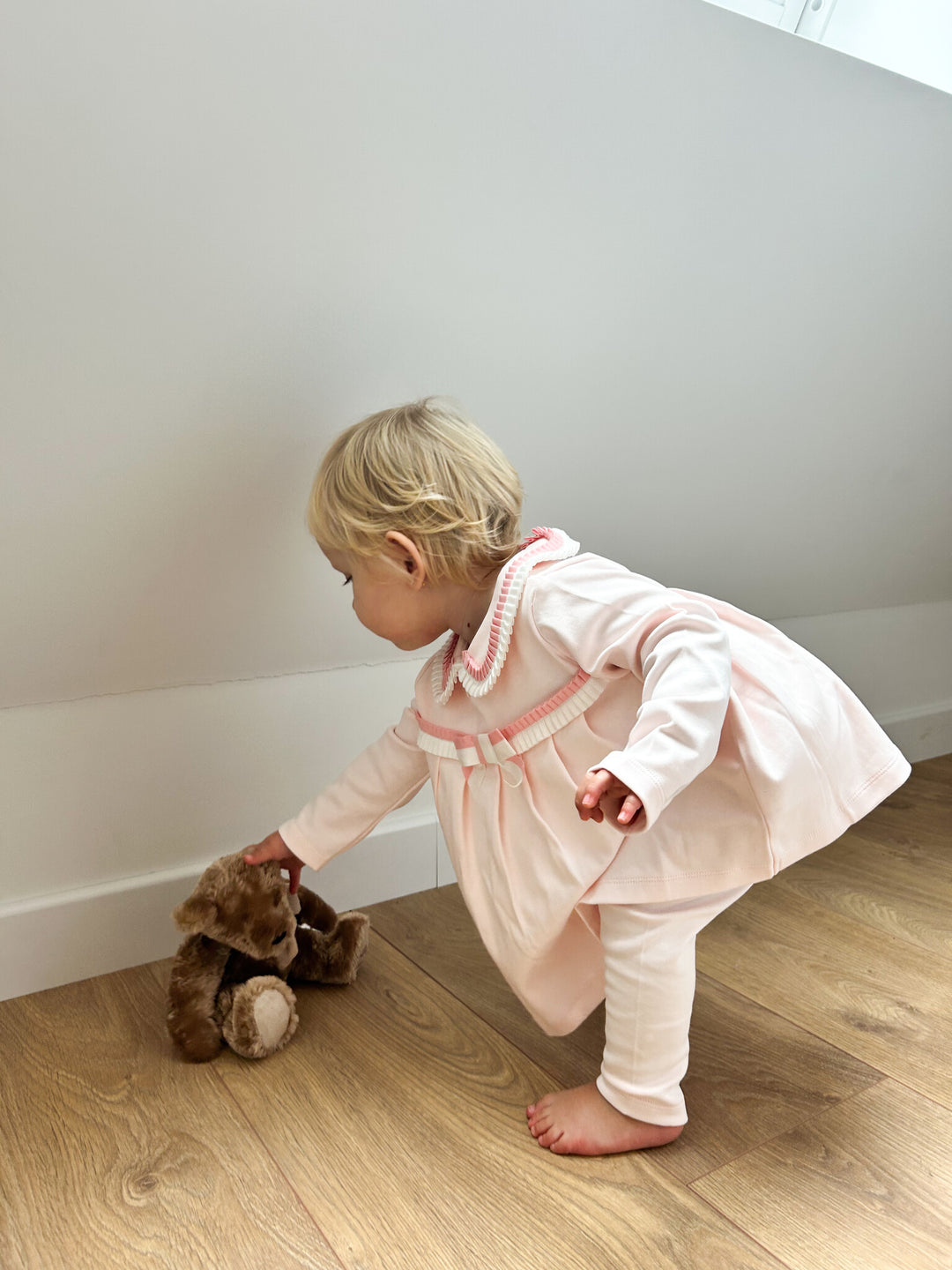 Set : 2-delig strik (Pale pink) - Patachou