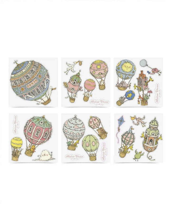 Stickers Hot Air Balloons - Atelier Choux