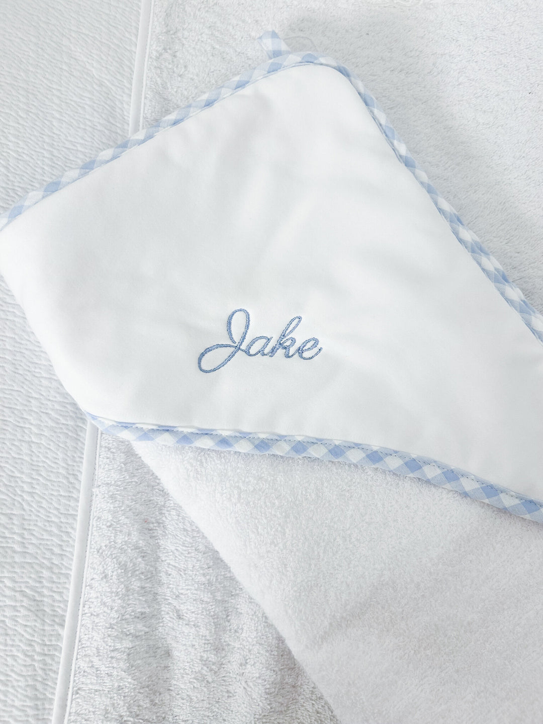 Badcape Vichi met bies (div. kleuren) - Little Mack