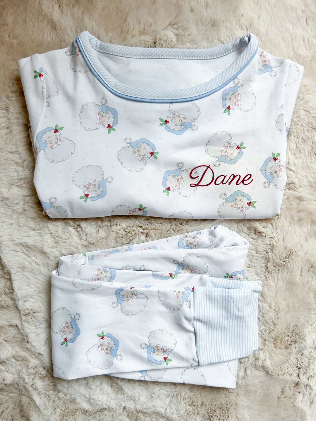 Pyjama kerstman 2-delig (jongen) - Little Mack