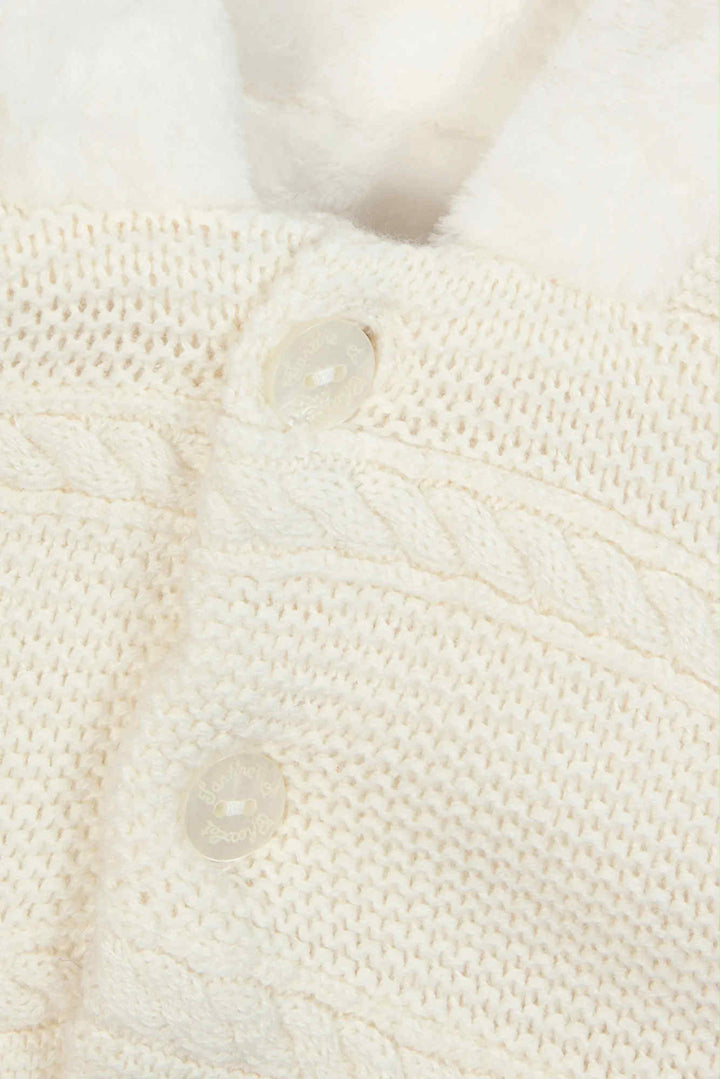 Jasje gebreid (offwhite) - Tartine et Chocolat