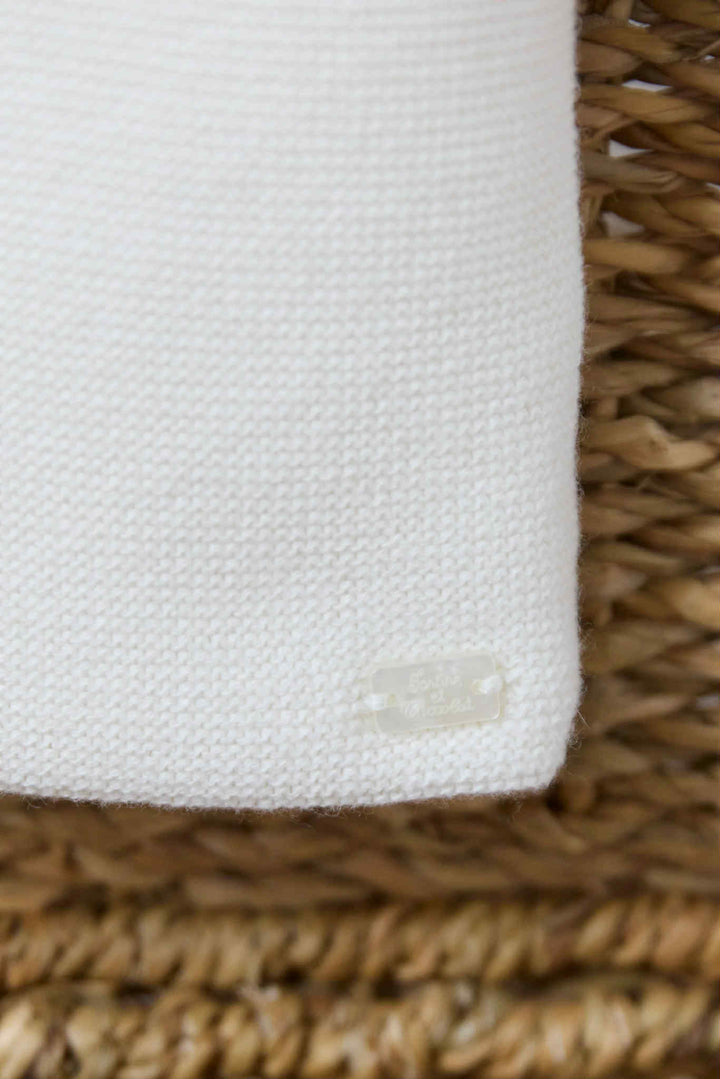 Jasje gebreid (offwhite) - Tartine et Chocolat