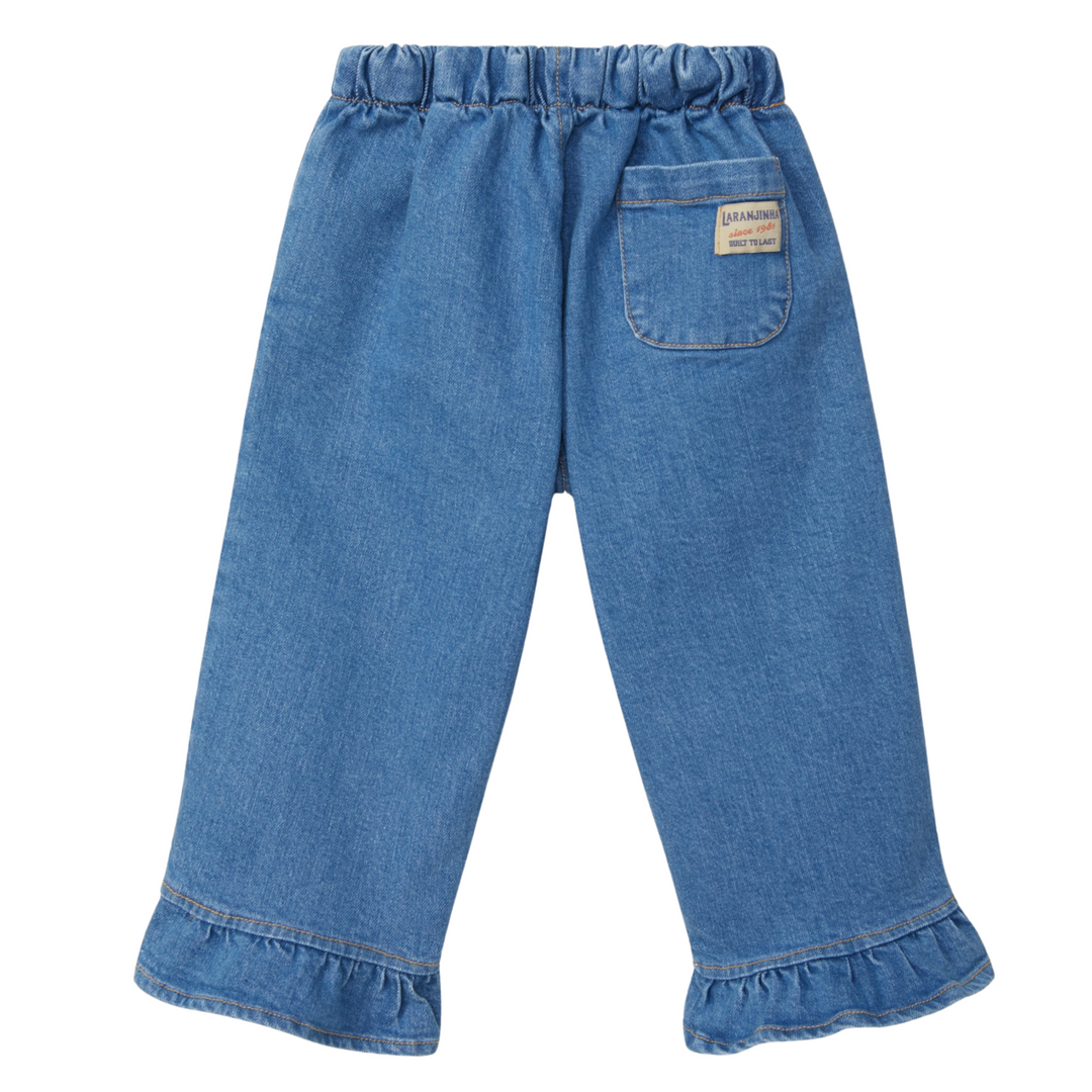 Jeans ruches - Laranjinha