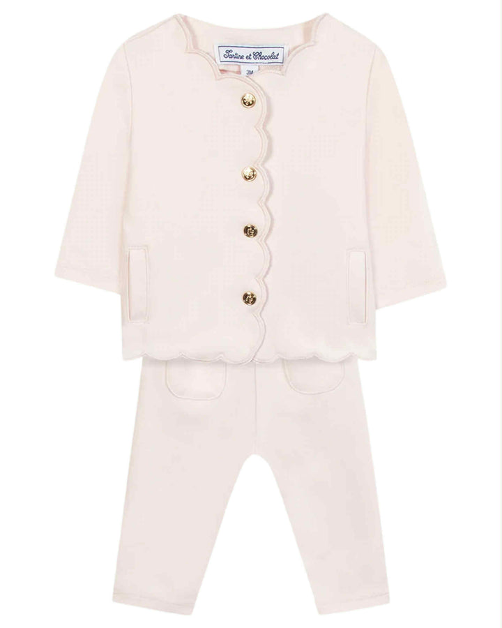 Jogging ensemble (pale pink) - Tartine et Chocolat