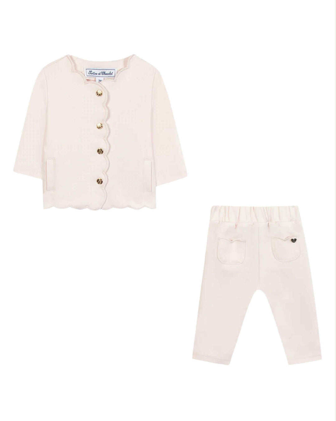 Jogging ensemble (pale pink) - Tartine et Chocolat