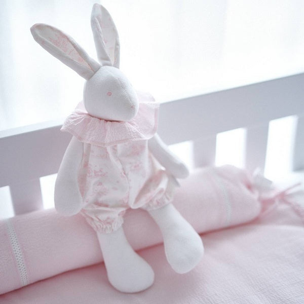 Knuffel Konijn Garden party pink - Theophile et Patachou