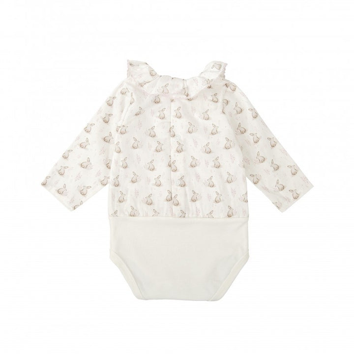 Body/romper Konijntjes (Lichtroze) - Babidu