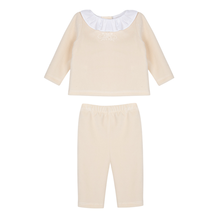 Babypakje 2-delig velours konijn (Beige) - Patachou