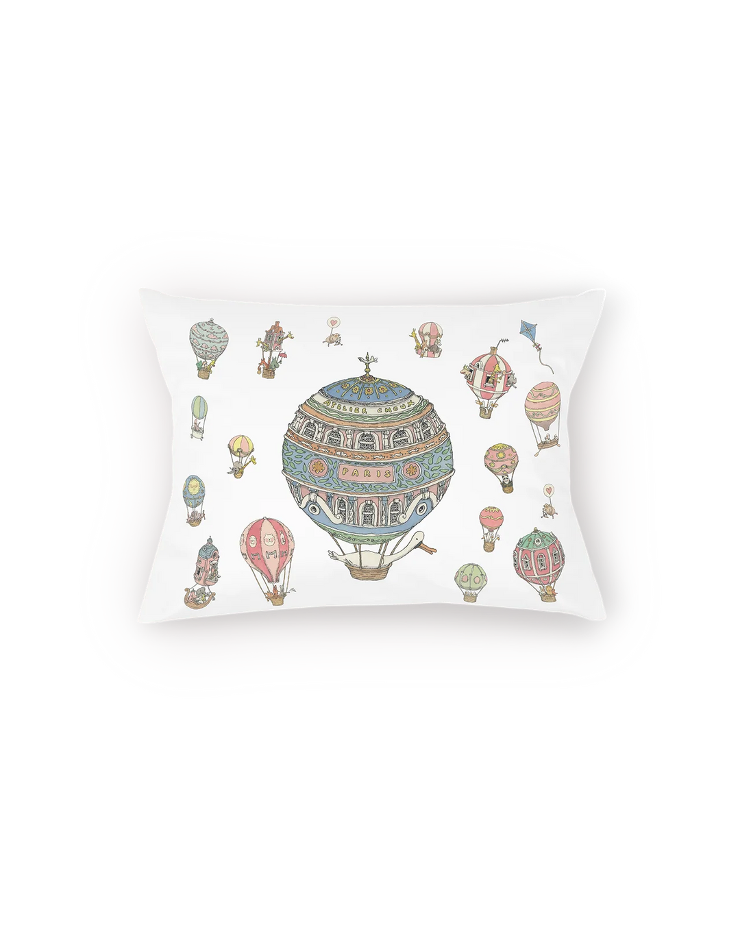 Kussen velours Hot Air Balloons - Atelier Choux