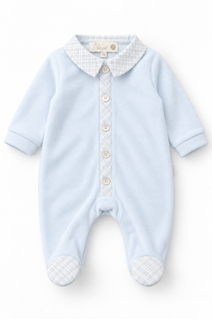 Pureté du Bébé babypakje ruit | Personaliseerbaar