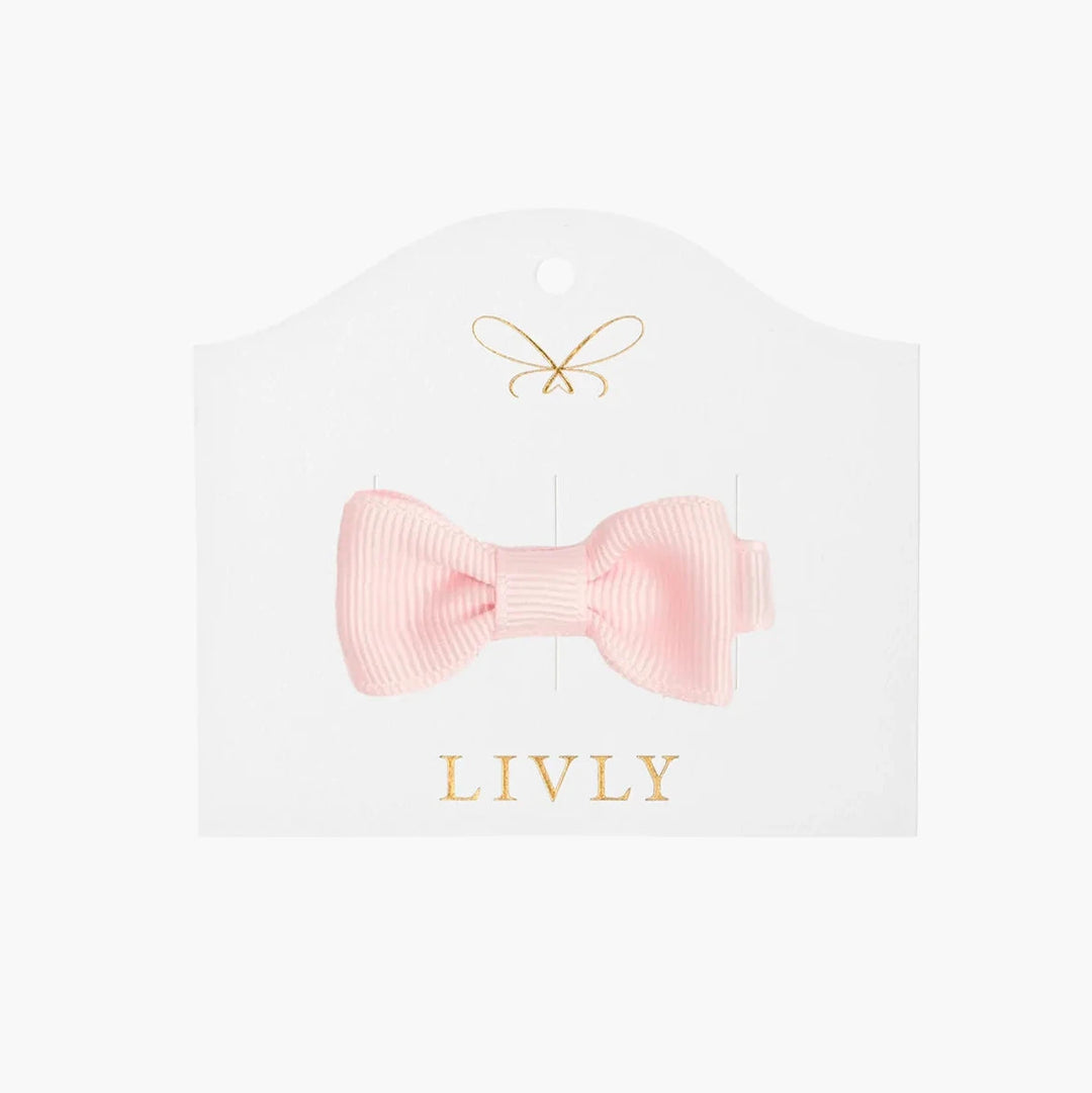 lichtroze baby haarclipje van livly