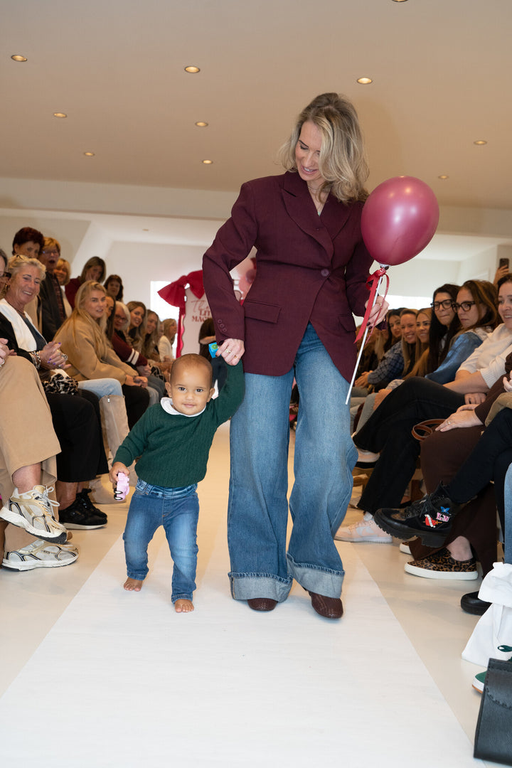 Trui kabel gebreid  (Donkergroen) - Dr. Kid