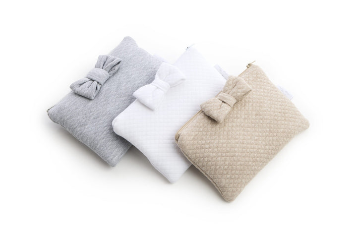 Toilettasje met strik (div. kleuren) - Little Mack