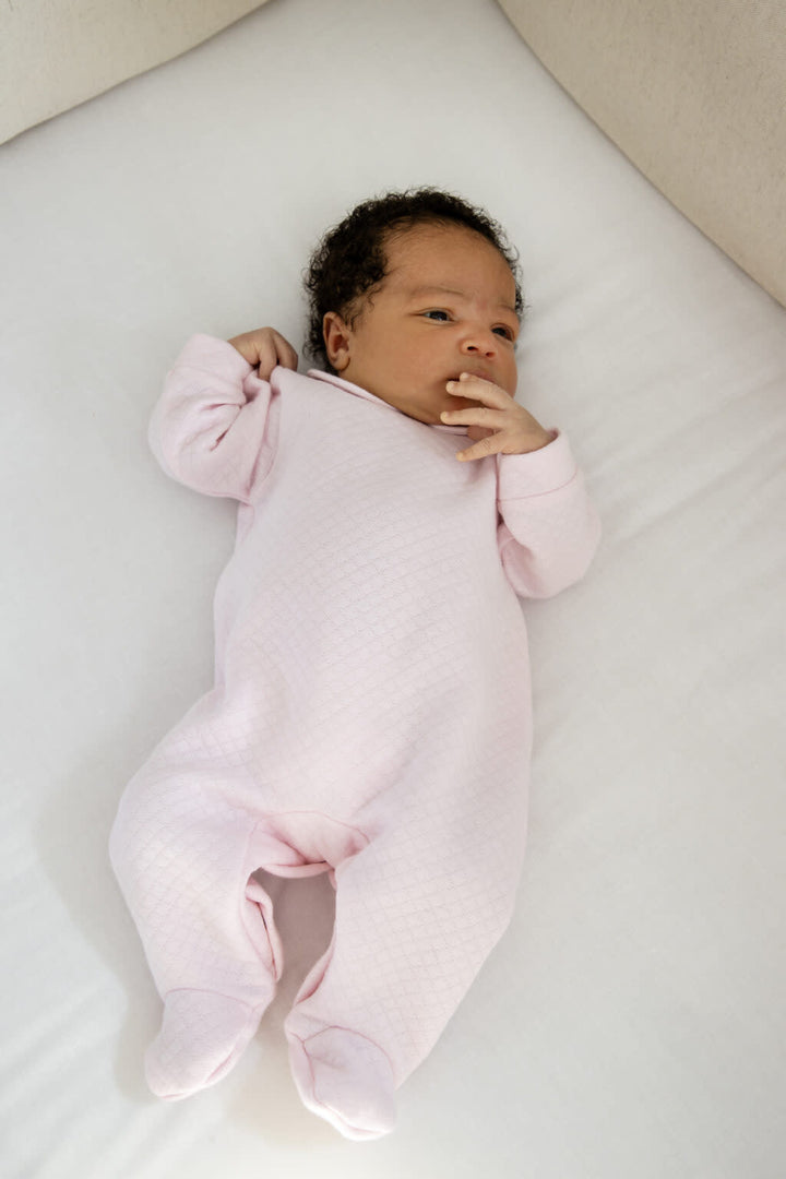 Babypakje losange (lichtroze) - Little Mack