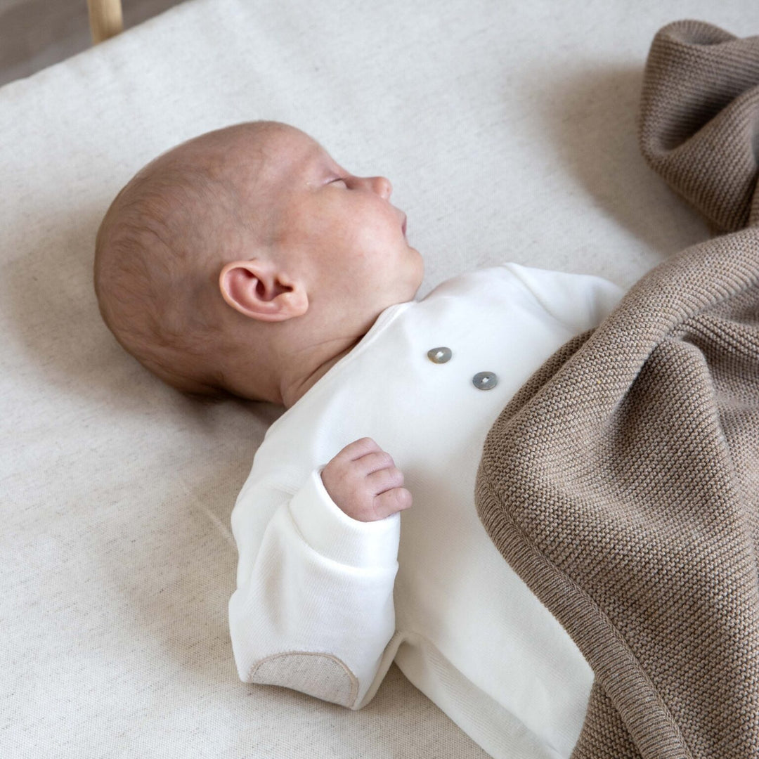 Deken Choco gebreid - Little Mack