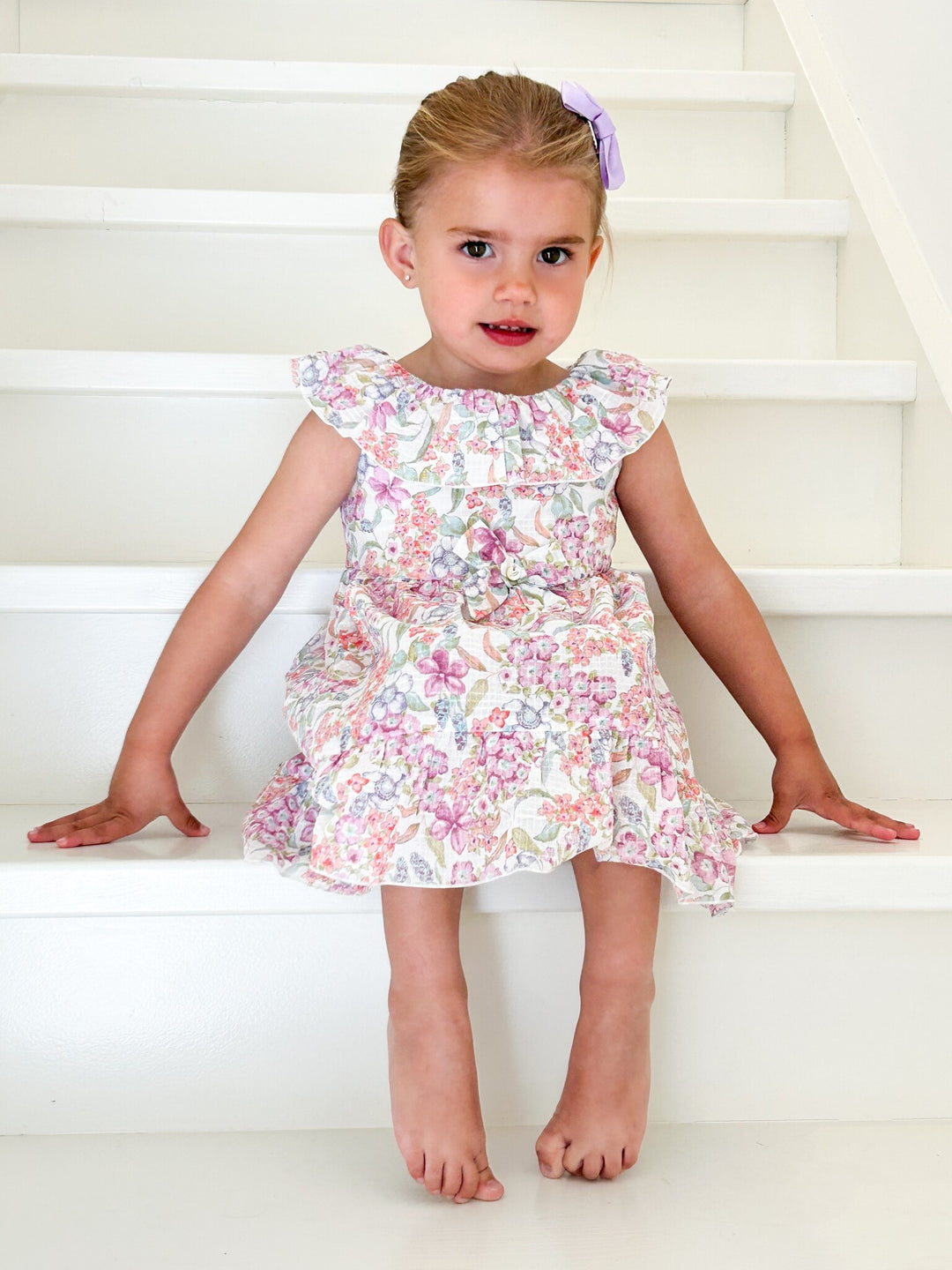 Jurk Pastel bloemen - Purete