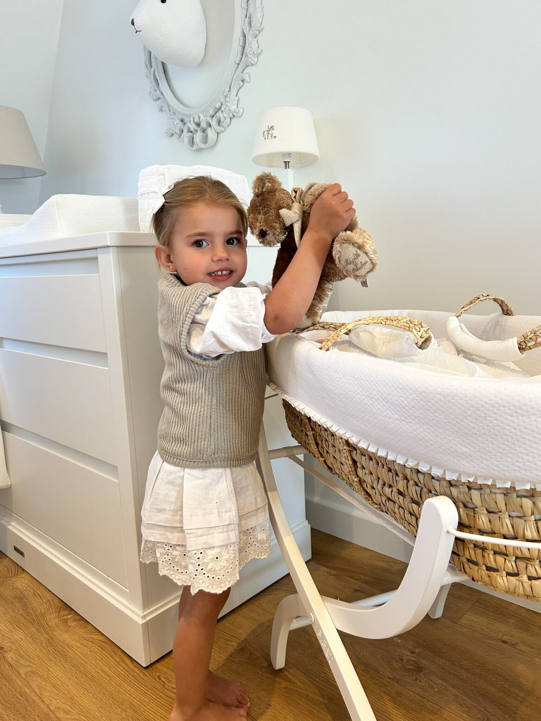 Jurk Linnen Broderie - Babidu