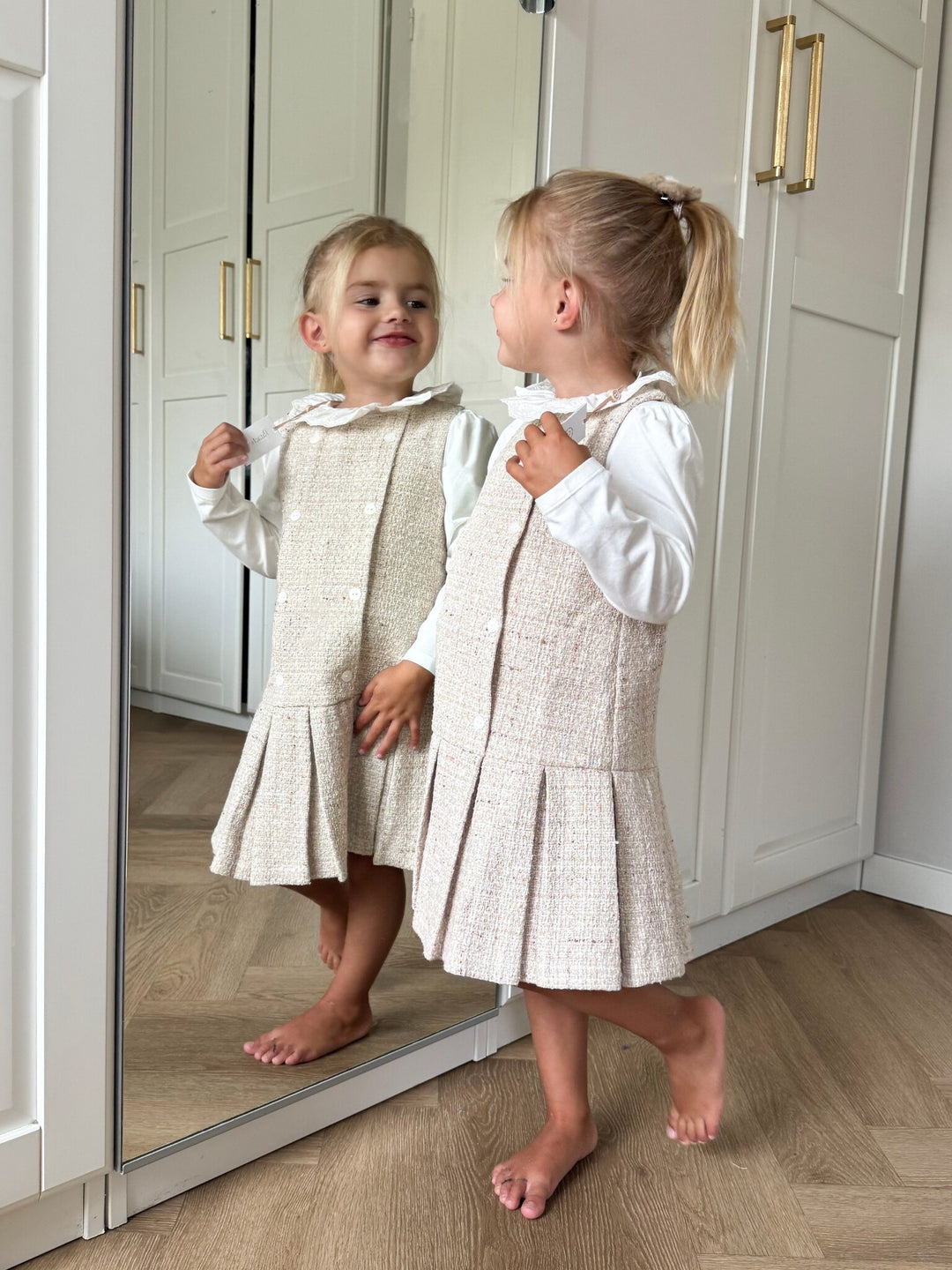 Set : 2- Delig tweed jurk + top - Patachou