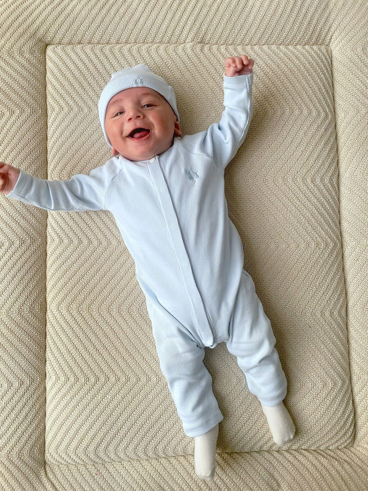 Babypakje Ollie (lichtblauw) - Poetree Kids