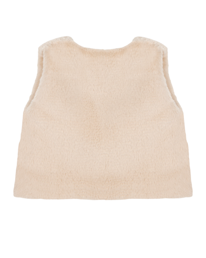 Gilet faux fur  (Beige) - Patachou