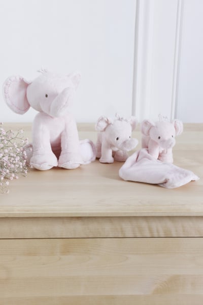 Knuffel Olifant  Ferdinand 25cm (Lichtroze) - Tartine et Chocolat