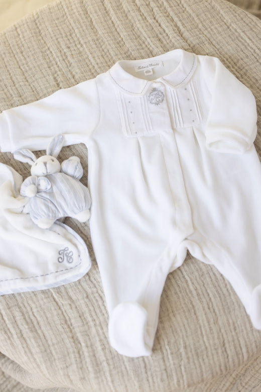 Babypakje velours + borduur - Tartine et Chocolat