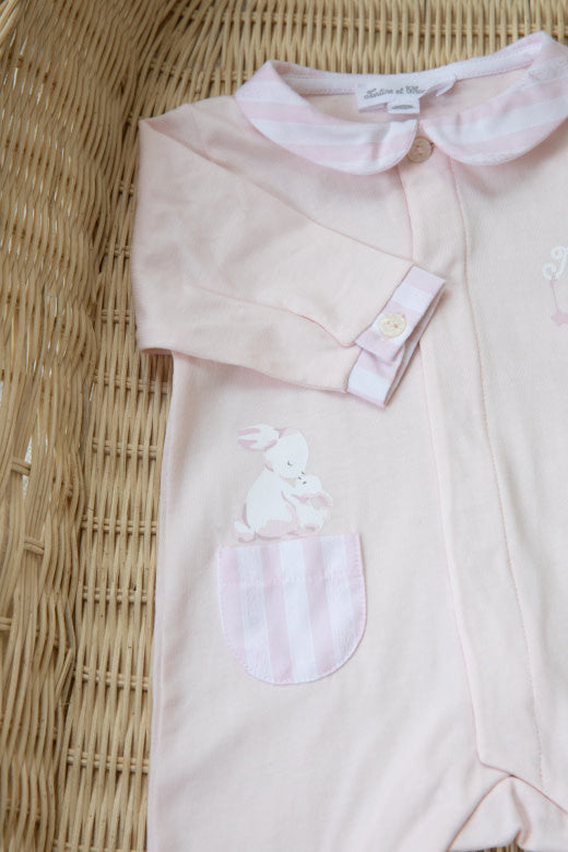 Babypakje Garda konijntjes (lichtroze) - Tartine et Chocolat