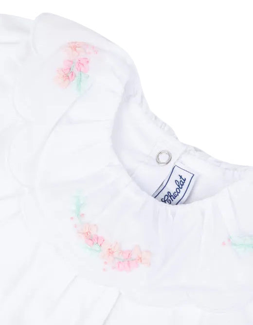 T-shirt Geborduurde bloemen - Tartine et Chocolat