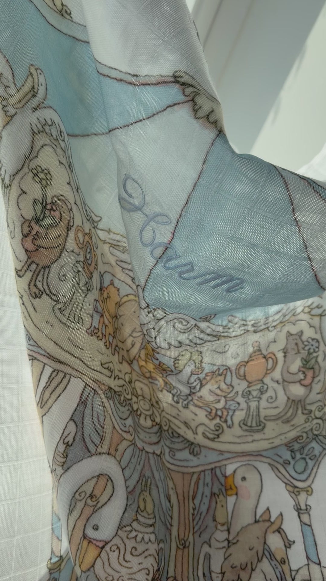 Carre Carousel Blue - Atelier Choux