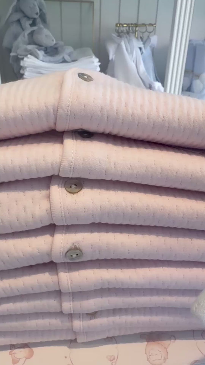 Baby Gi vestje/jasje | Lichtblauw, Lichtroze & Offwhite