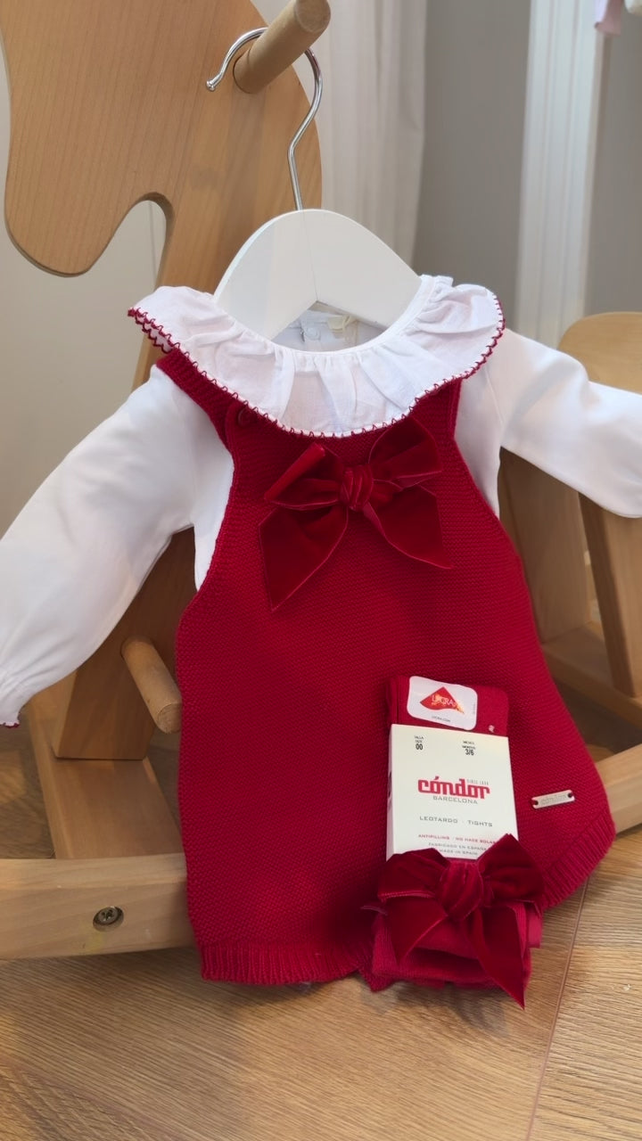 Condor Garter Stitch romper Velvet Strik