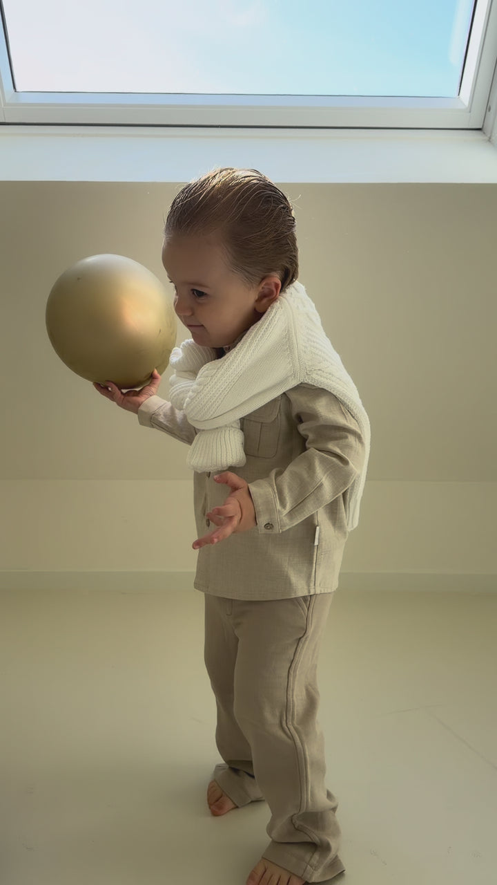 Martin Aranda Katoenen Jongens Blouse met Borstzakken