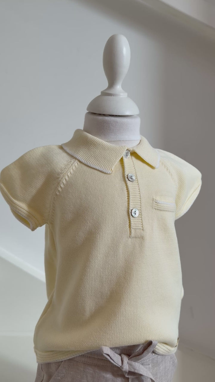 Polo gebreid korte mouw - Martin Aranda