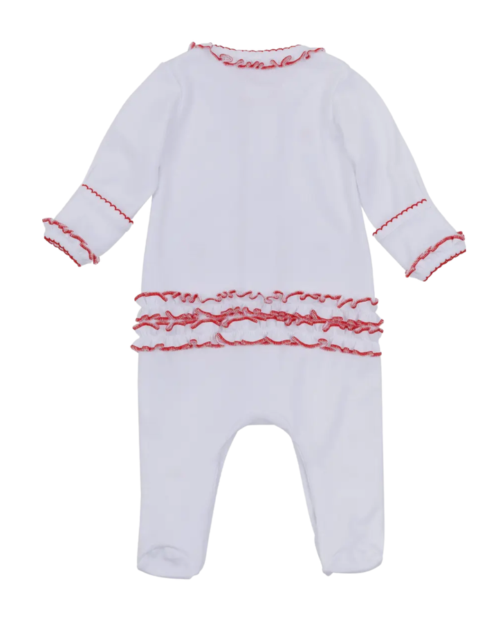 Pyjama rode strikjes - Little Mack
