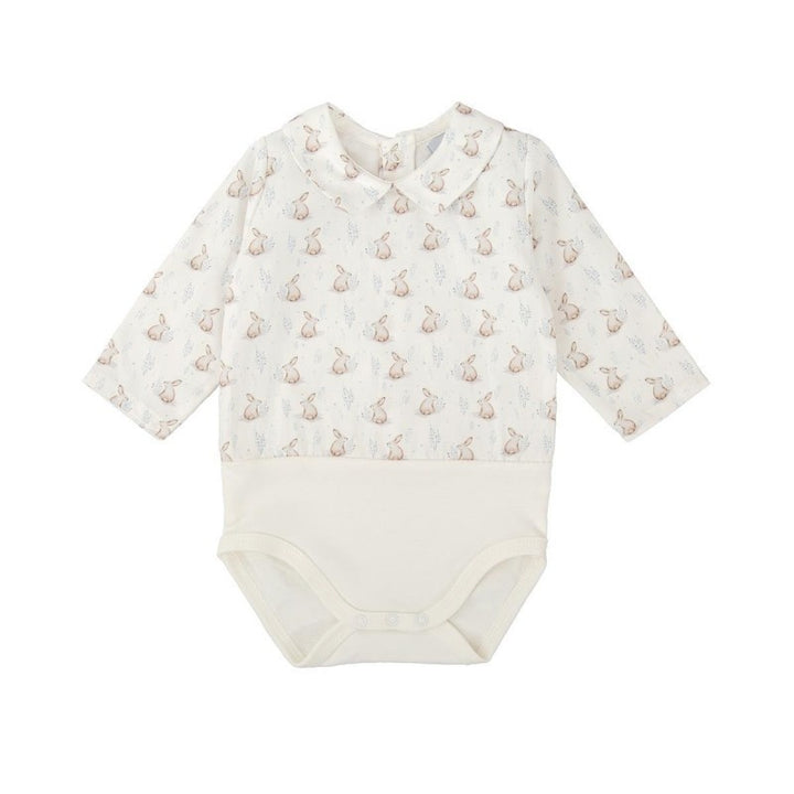 Body/romper Konijntjes (Lichtblauw) - Babidu