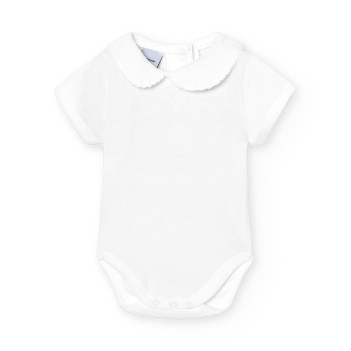 Romper pique kraag (korte mouw) - Babidu