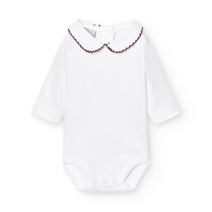 Romper pique kraag (lange mouw) - Babidu