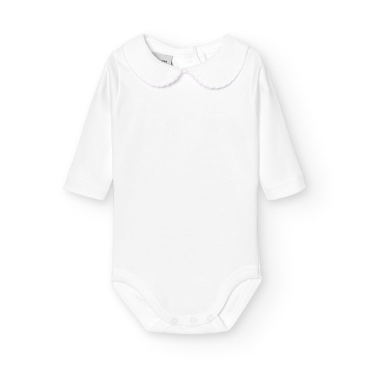 Romper pique kraag (lange mouw) - Babidu