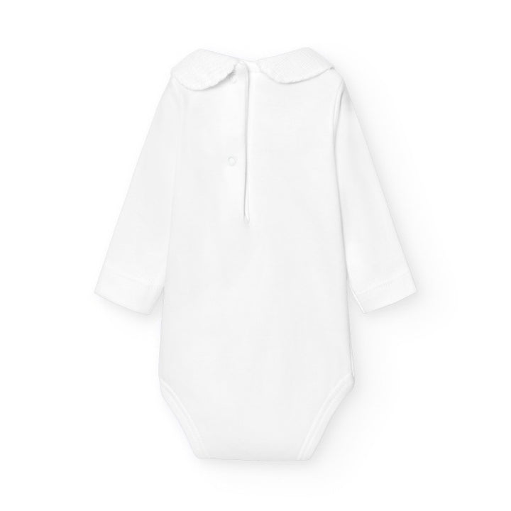 Romper pique kraag (lange mouw) - Babidu