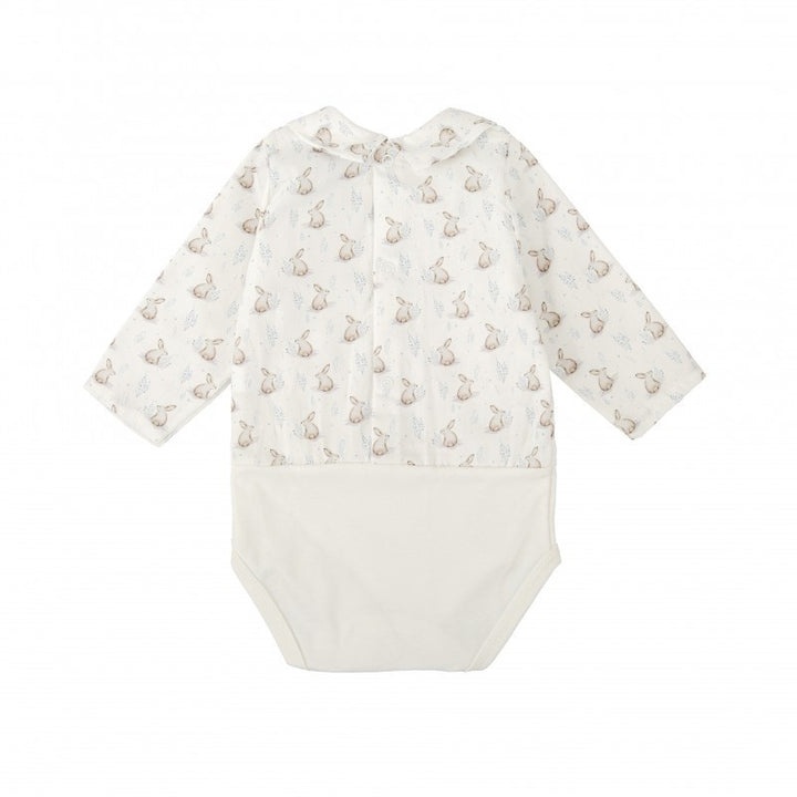 Body/romper Konijntjes (Lichtblauw) - Babidu