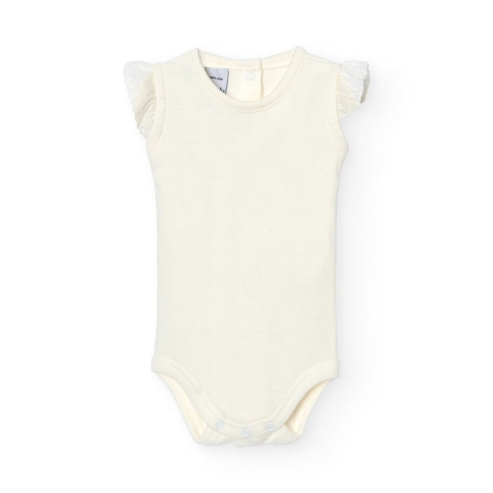 Romper broderie mouwtjes - Babidu